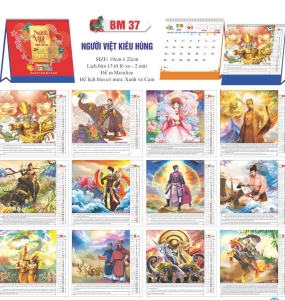 LỊCH BÀN 2026 – NGƯỜI VIỆT KIÊU HÙNG 